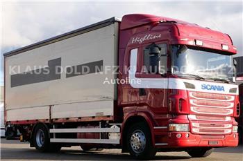 Scania R420 Curtain side + tail lift
