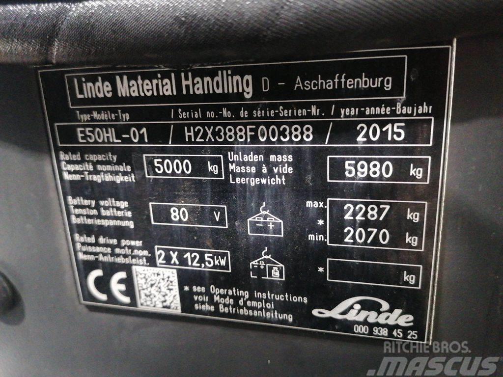 Linde E50HL-01 Empilhadores eléctricos
