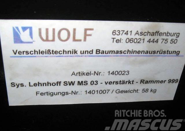 Wolf Schraubadapter MS03 zu Rammer 999 Uniőes rápidas