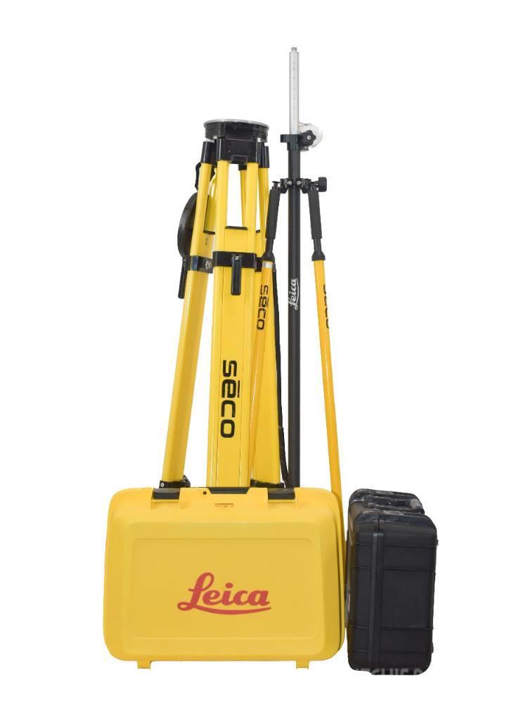 Leica Used iCR70 5" Robotic Total Station w CC200 & iCON Outros componentes