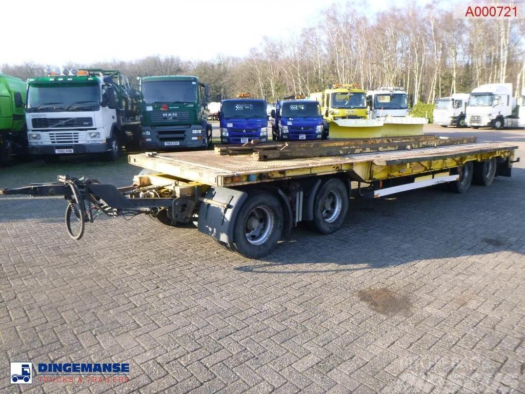 Nooteboom 4-axle lowbed drawbar trailer ASD-40-22 Flatbed/Dropside trailers