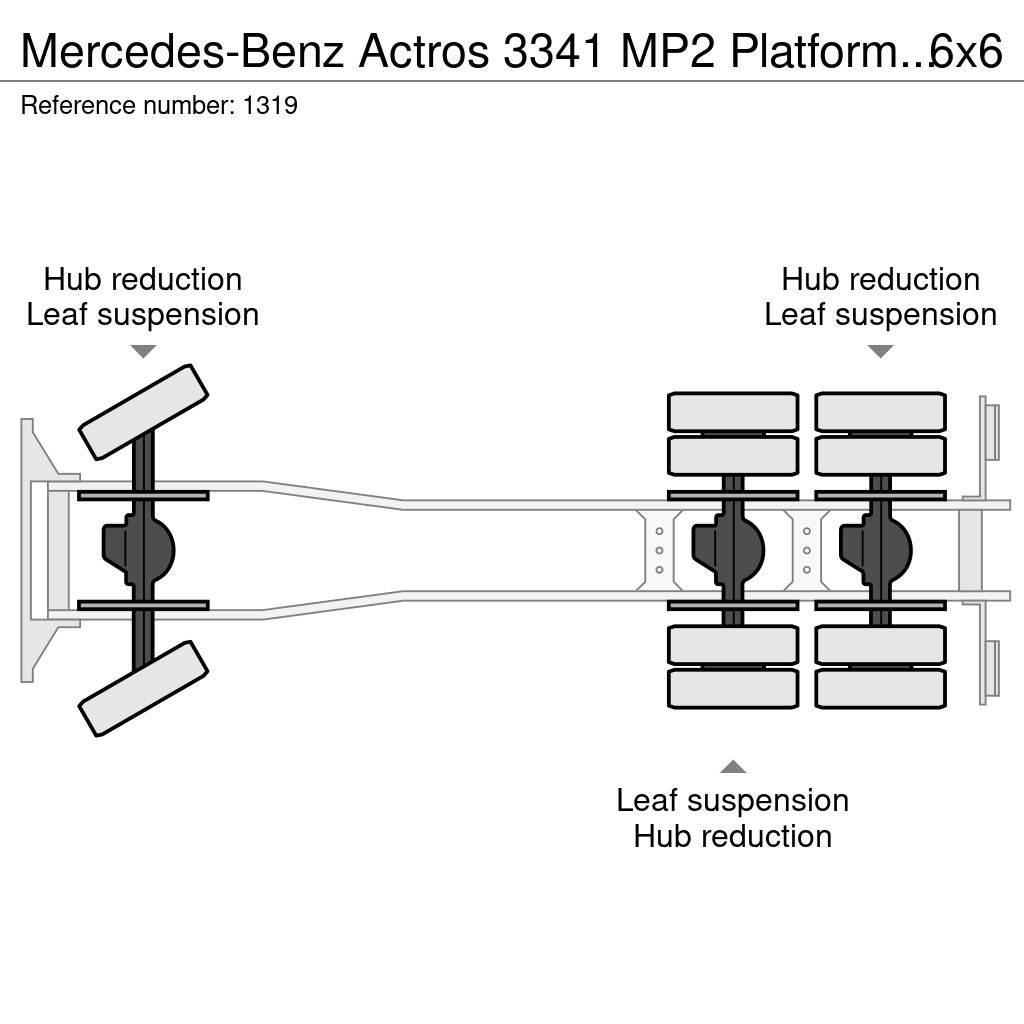 Mercedes-Benz Actros 3341 MP2 Platform Twistlocks for 20ft Conta Flatbed / Dropside trucks