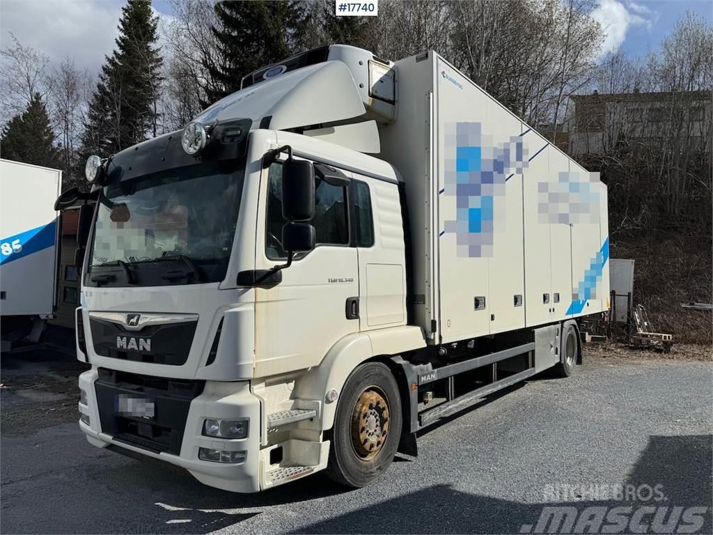 MAN TGM 18.340 4x2 box truck w/ Factory new engine. Fu Box body trucks