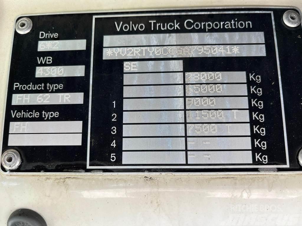 Volvo FH 460 6x2 9 TON FRONT AXLE / PTO / CHASSIS L=6300 Chassis Cab trucks