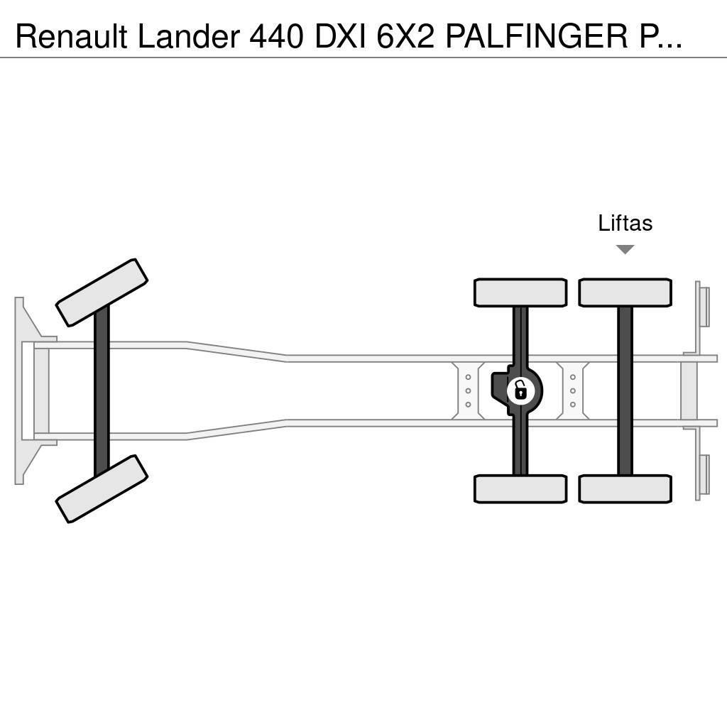 Renault Lander 440 DXI 6X2 PALFINGER PK12000 Gruas Todo terreno