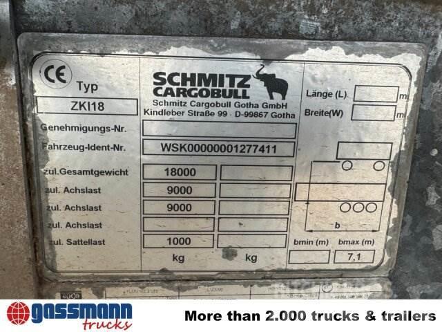 Schmitz ZKI 18-4.9, Stahlbordwände ca. 10m³, Rahmen Reboques basculantes