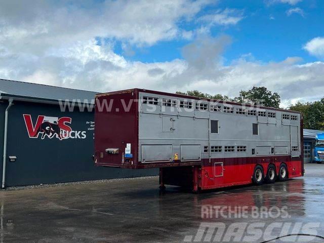  Gray&amp;Adams Cattelcruiser 2.Stock m. Ladelift Semi Reboques Transporte Animais
