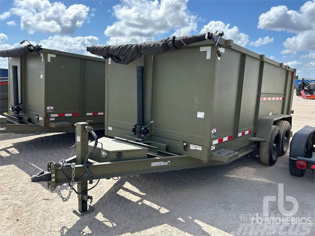 American MADE PRODUCTS 14 ft T/A Dump Vehicle transport trailers