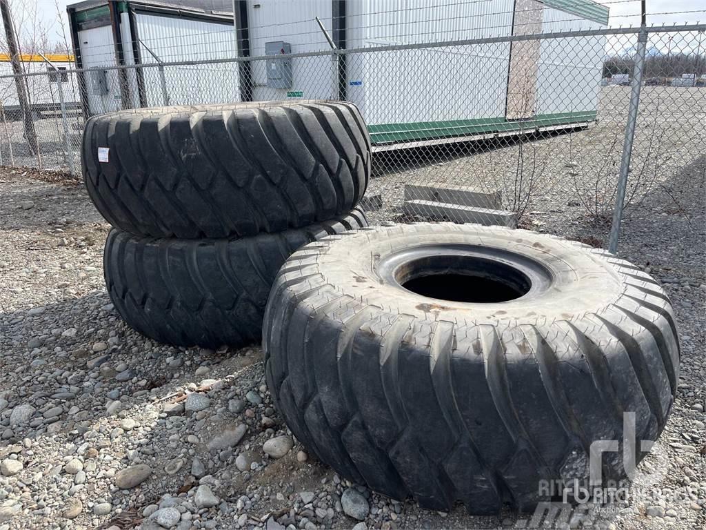  Quantity of (3) 29.5x25 Tyres, wheels and rims