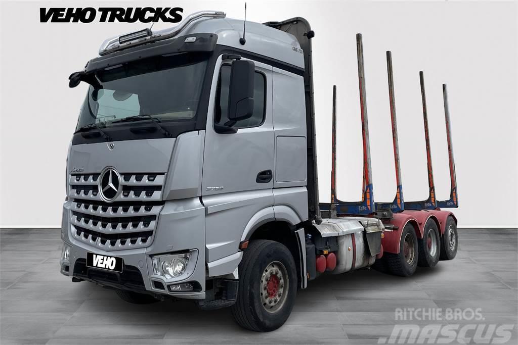 Mercedes-Benz AROCS 3663 L RIIKO- puuvarustus Caminhões de transporte de troncos