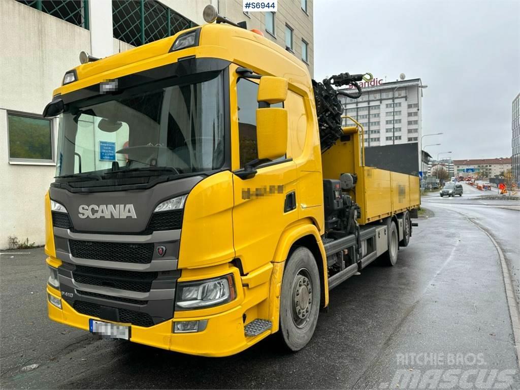 Scania P410 6x2 Crane trucks