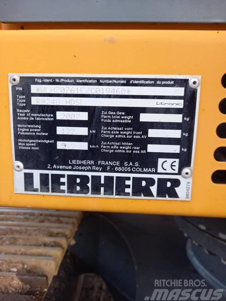 Liebherr R 924 B HD S L LITROIC Crawler excavators
