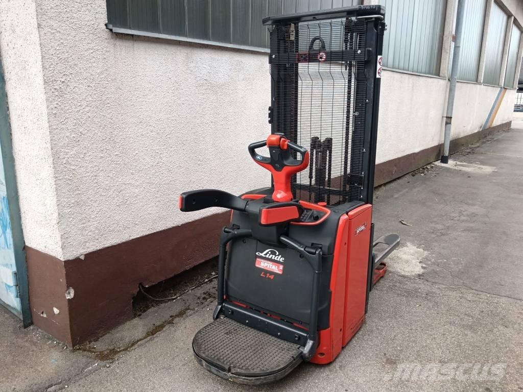 Linde L14AP Empilhador para operador externo