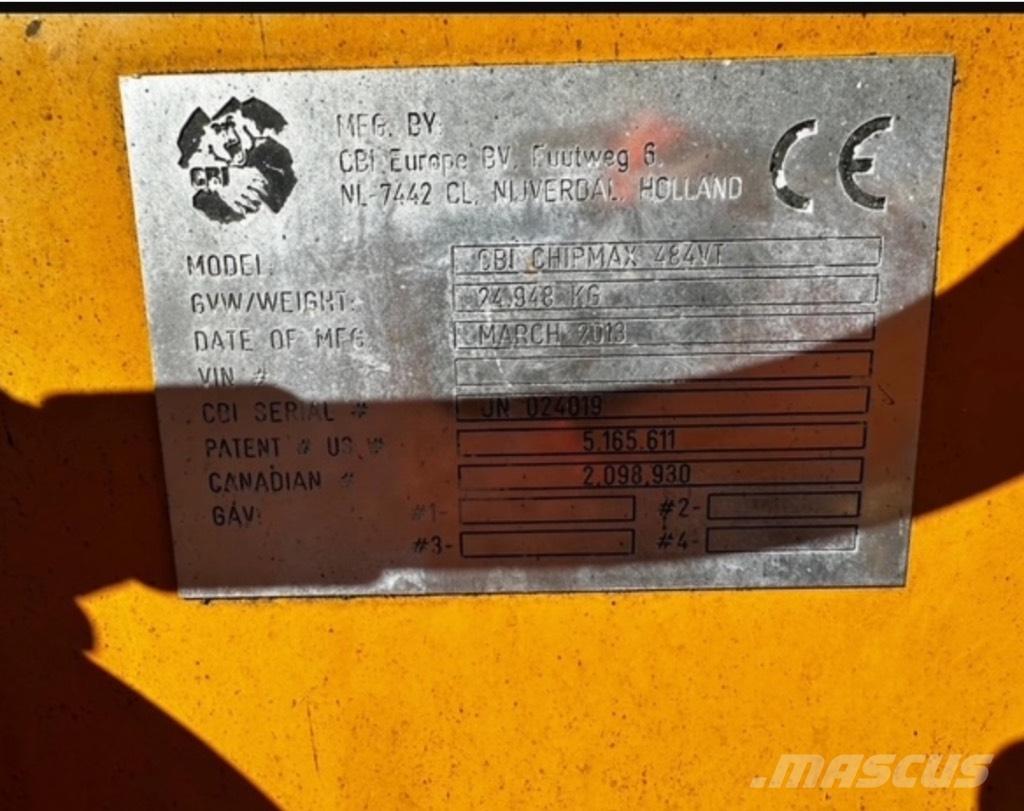 CBI Chipmax 484VT Estilhaçadoras florestais