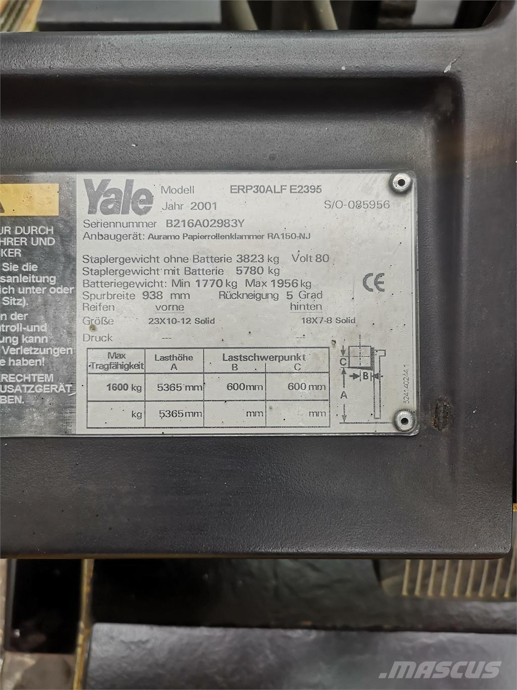 Yale ERP 30 ALF Empilhadores eléctricos