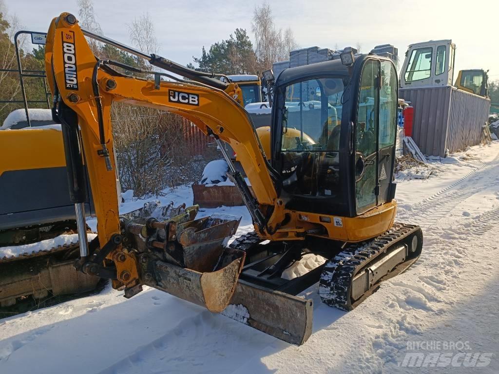 JCB 8025 ZTS Escavadeiras de esteiras