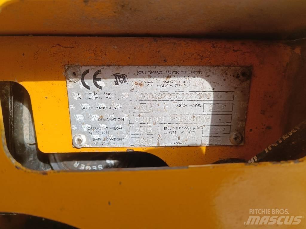 JCB 8025 ZTS Escavadeiras de esteiras