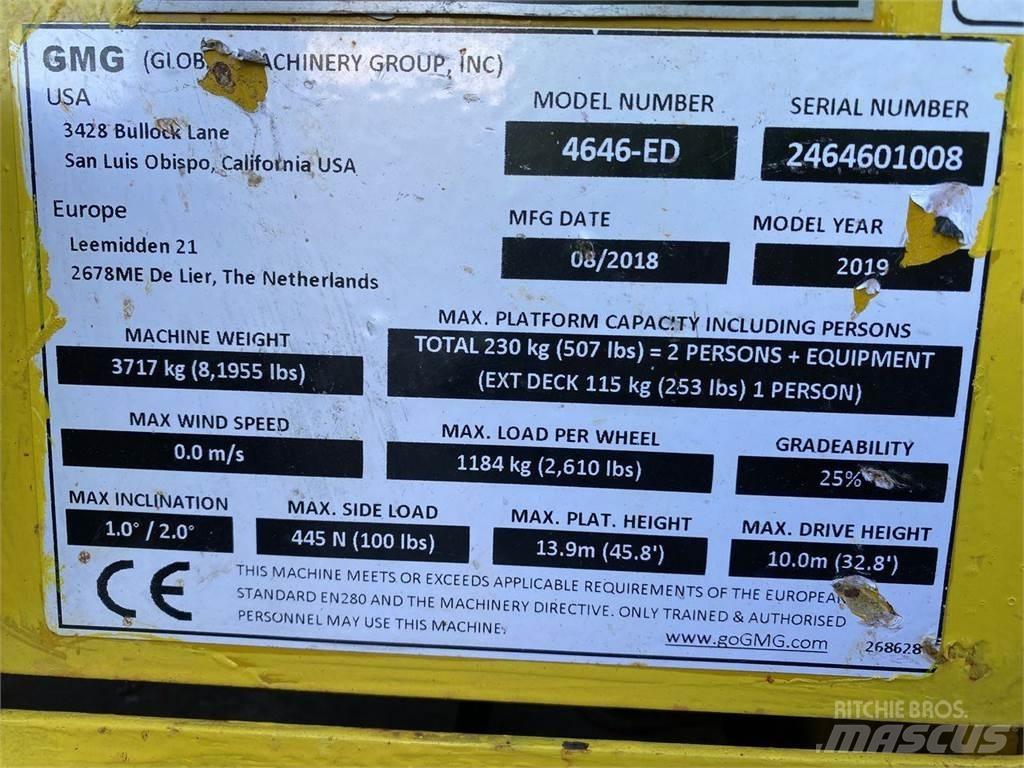 GMG 4646-ED Elevadores de tesoura