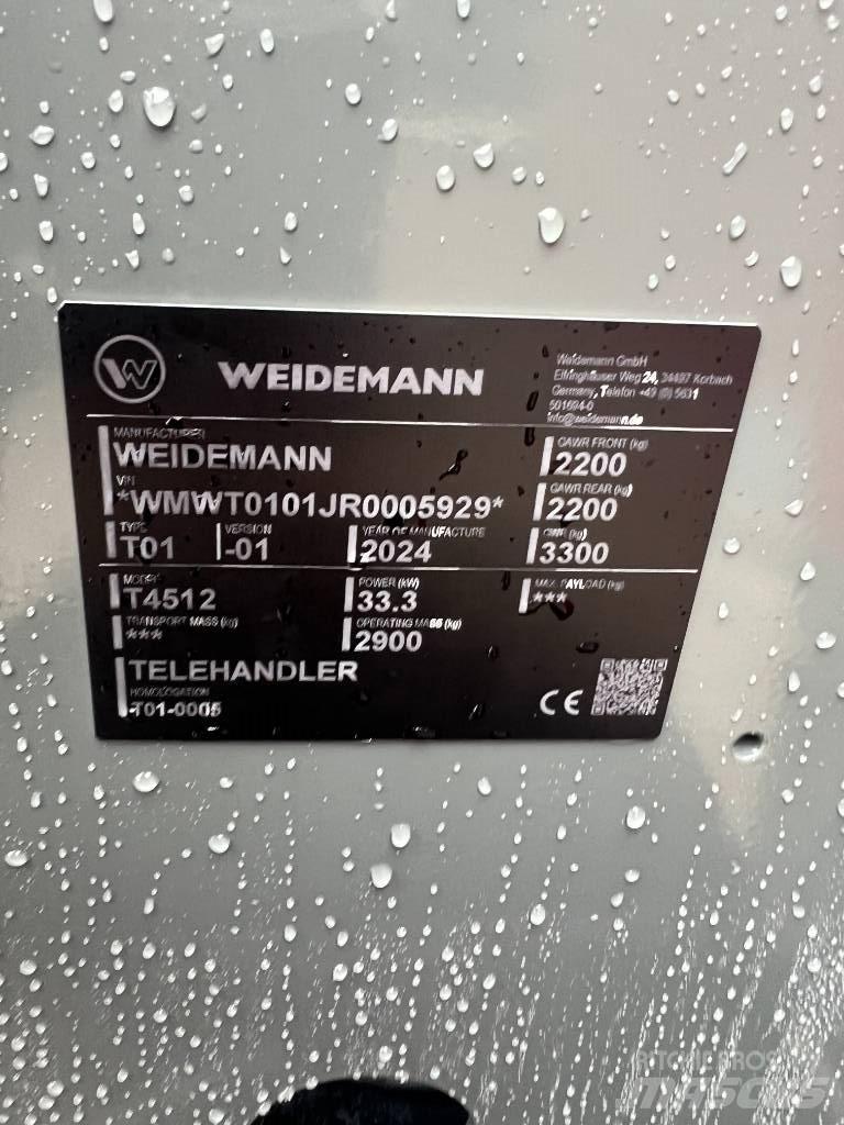 Weidemann 4512 Telescópicas para Agricultura