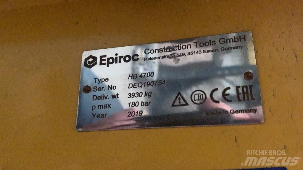 Atlas Copco HB4700 Martelos de quebragem