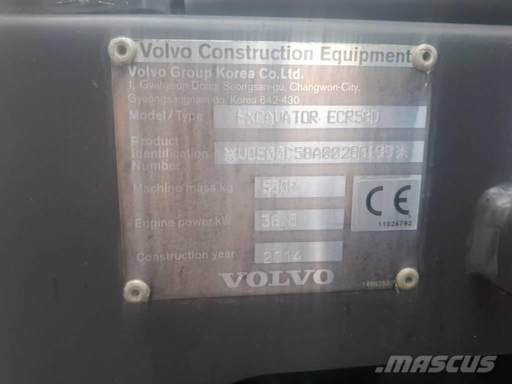 Volvo ECR 58 D Miniescavadeiras