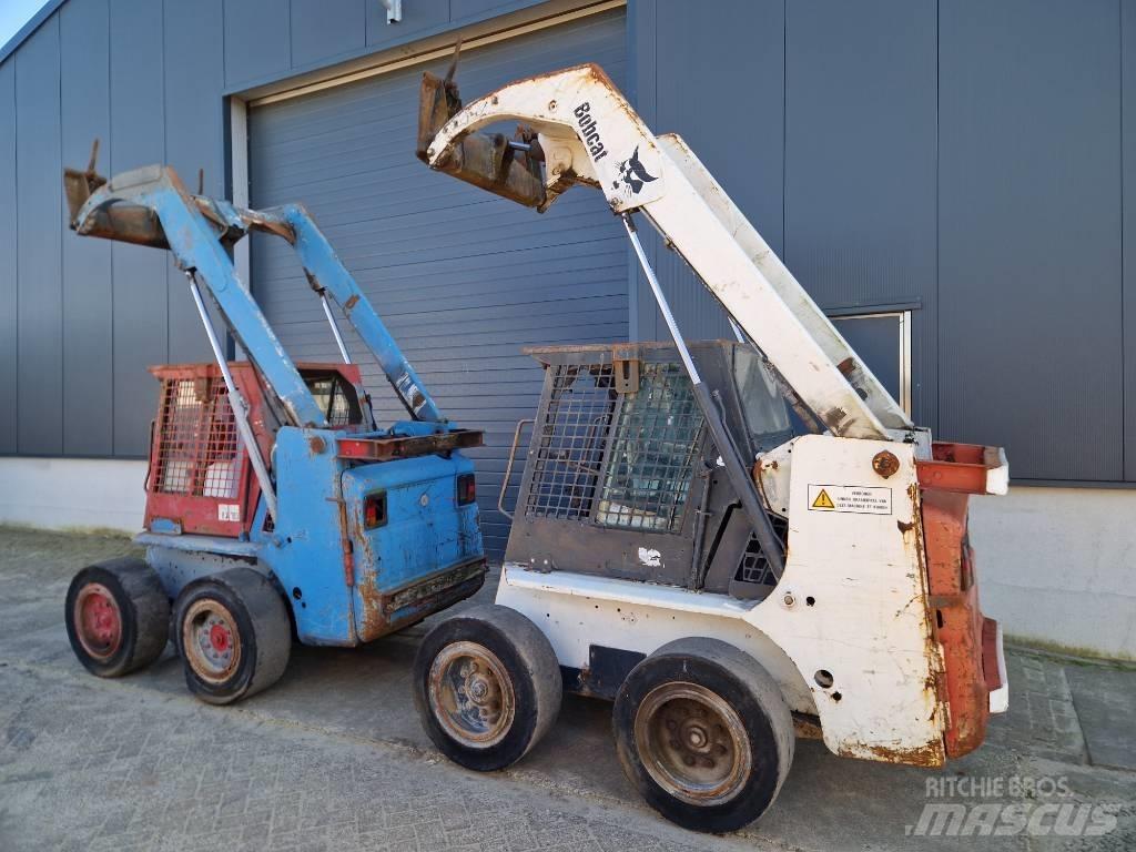 Bobcat 763 H.  2x Minicarregadeiras