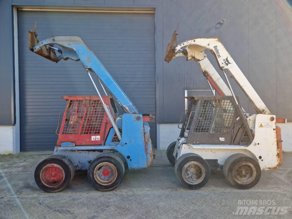 Bobcat 763 H.  2x Minicarregadeiras