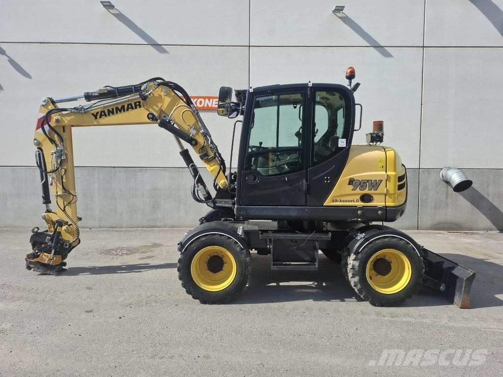 Yanmar B 95 W Escavadoras de rodas