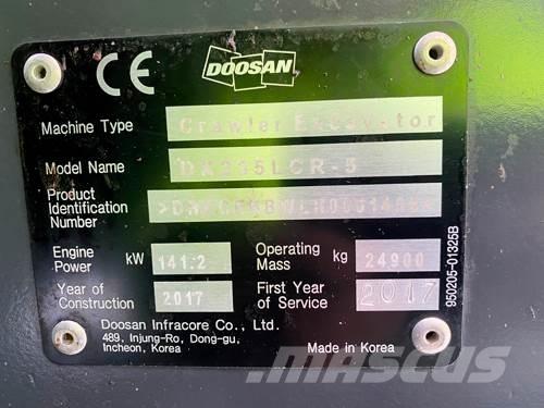 Doosan DX235LCR-5 Escavadeiras de esteiras
