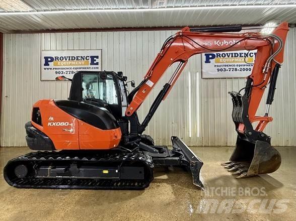 Kubota KX080-4 Escavadeiras de esteiras