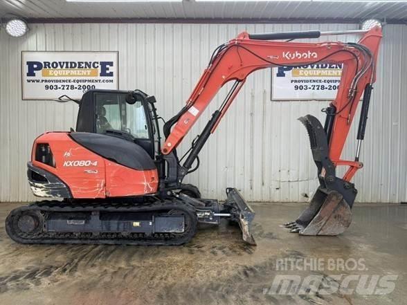 Kubota KX080-4 Escavadeiras de esteiras