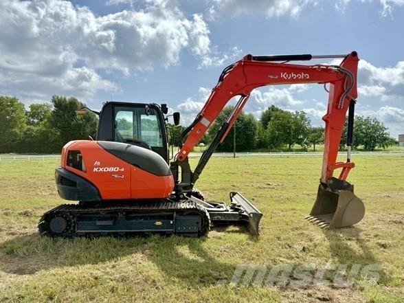 Kubota KX080-4 Escavadeiras de esteiras