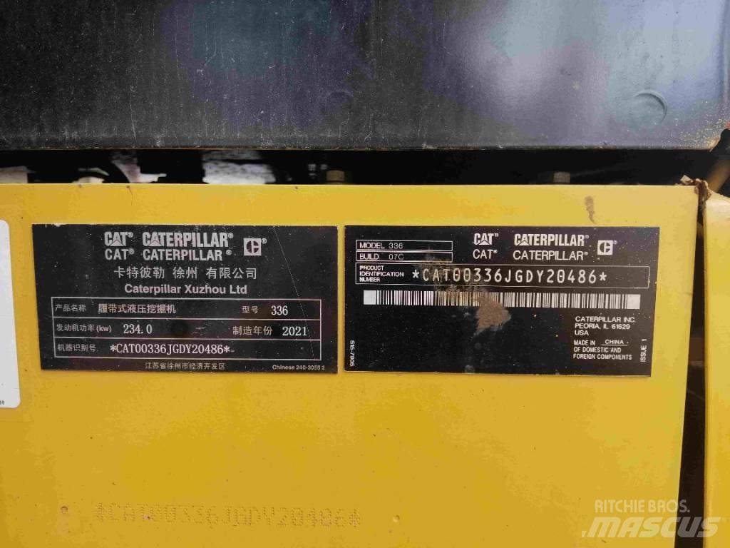 CAT 2020 CAT 336 Escavadeiras de esteiras