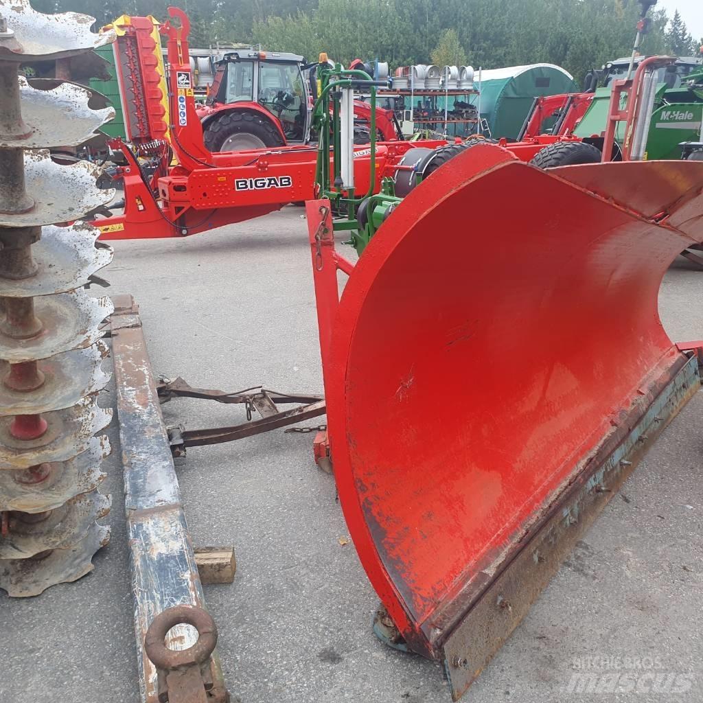  diagonalblad 3 meter Alisador de neve