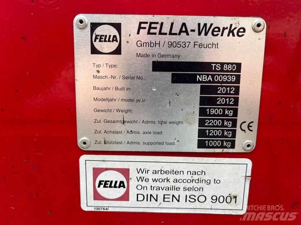 Fella TS 880 Gadanheiras-fileiras