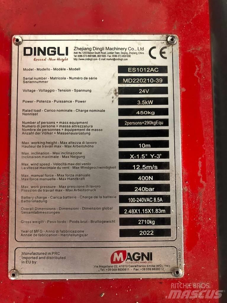 Magni ES 1012 AC Elevadores de tesoura