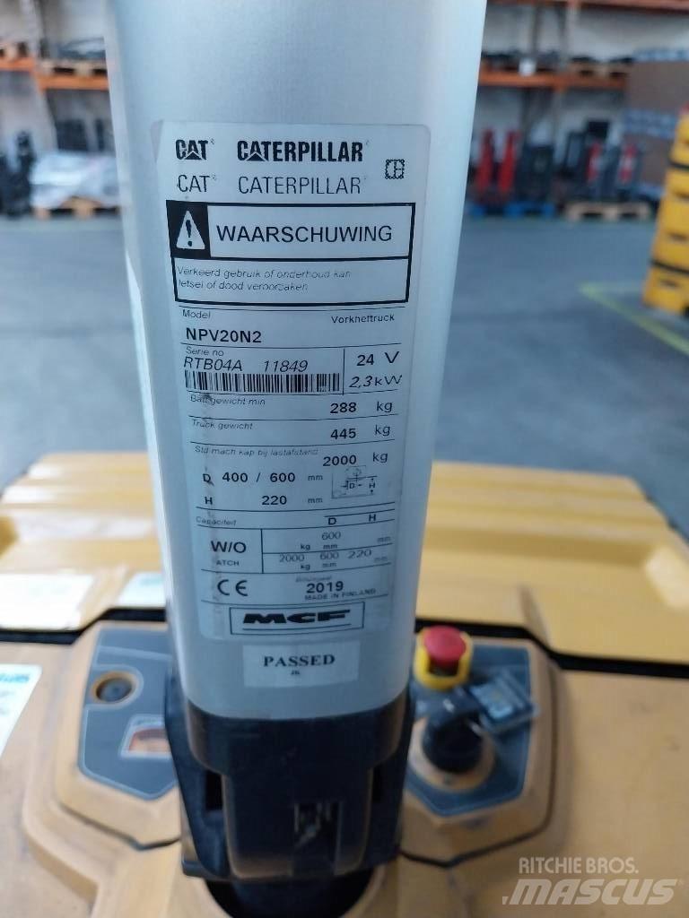 CAT NPV 20 N2 Porta-paletes com plataforma
