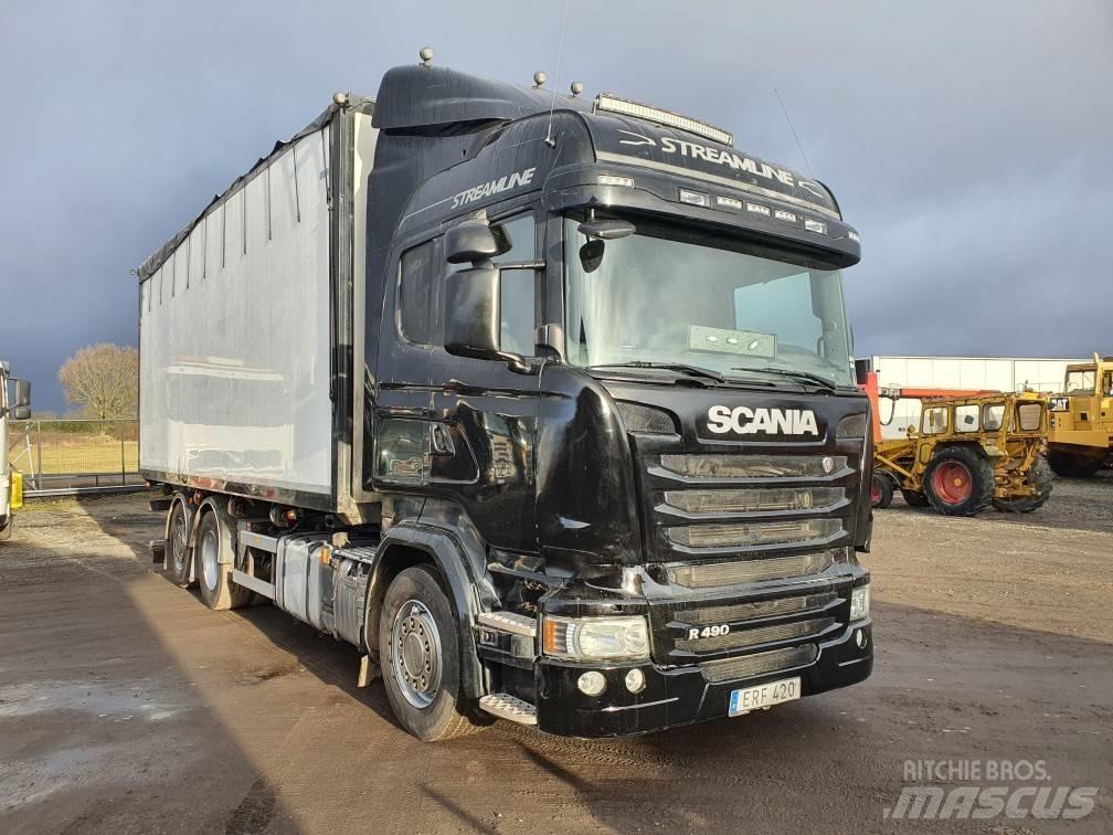 Scania R 490 Camiões Transporte Estilha de Madeira