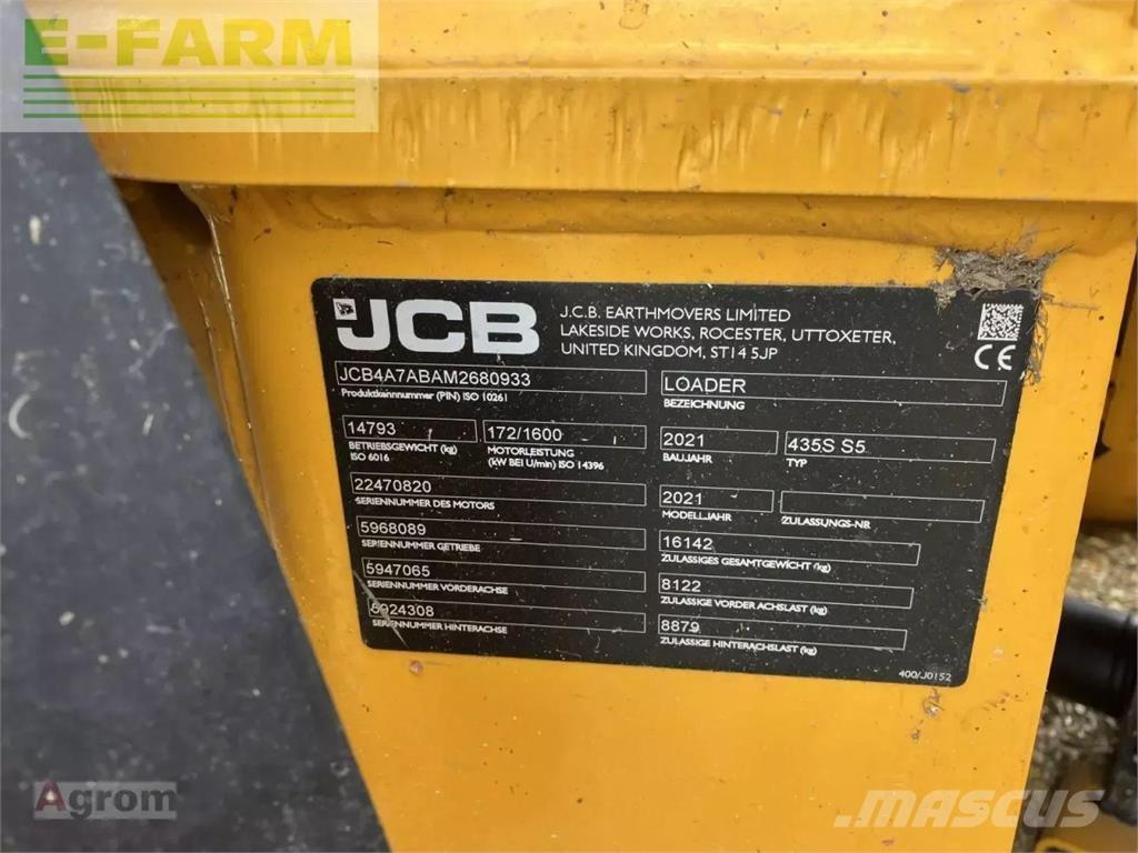 JCB 435 s agri Miniescavadeiras