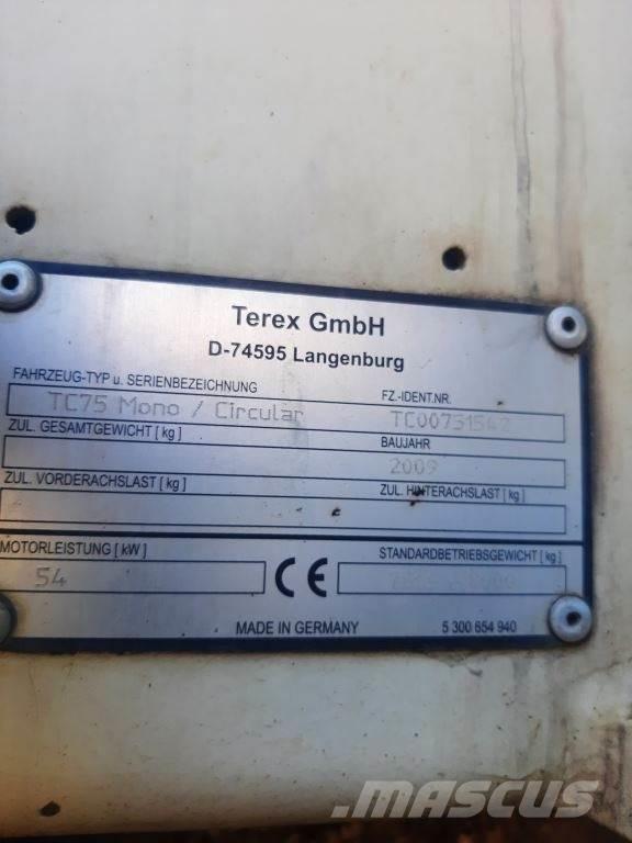 Terex TC75 Miniescavadeiras