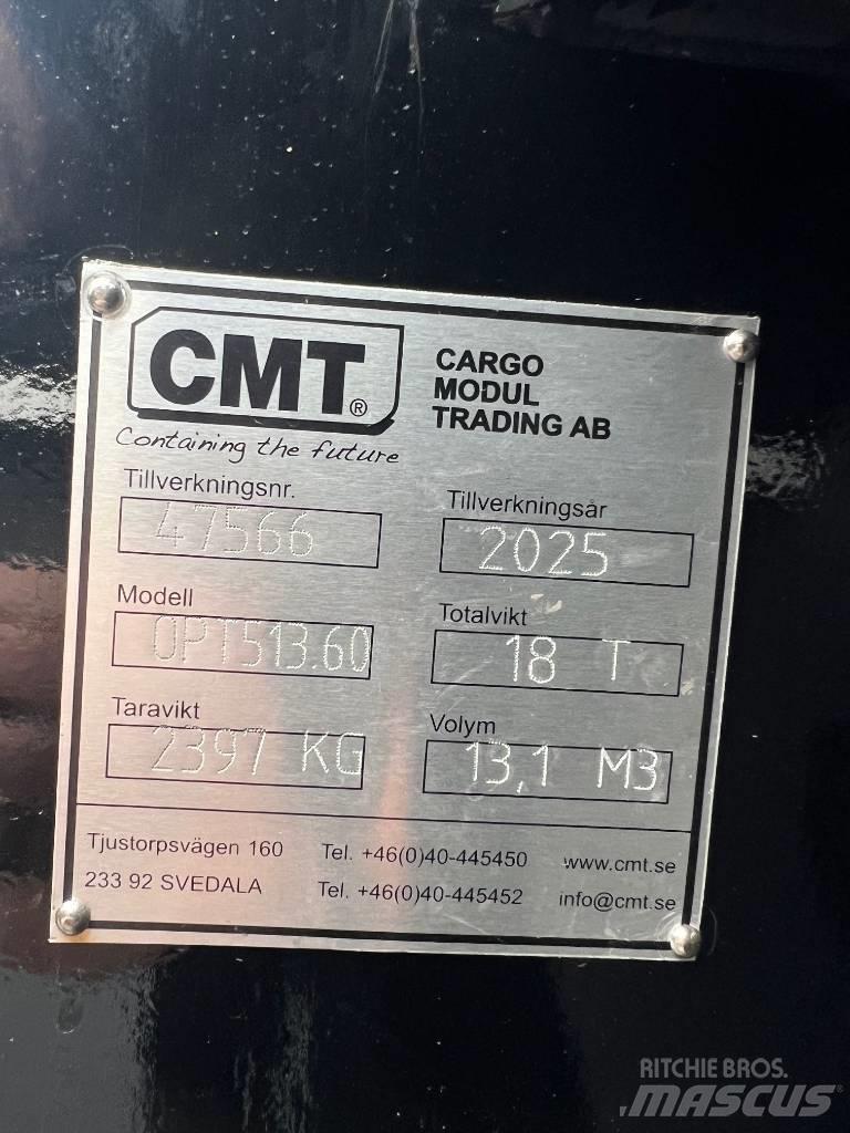 CMT Schaktflak 13m3 Desmontáveis