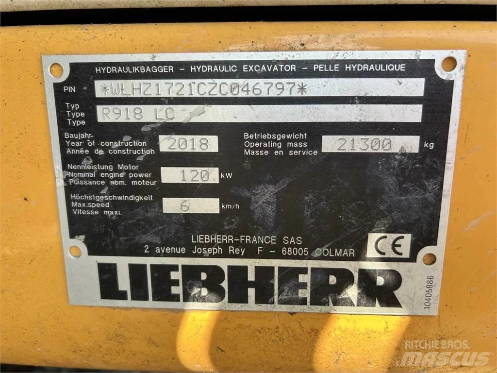 Liebherr R918 LC Escavadeiras de esteiras