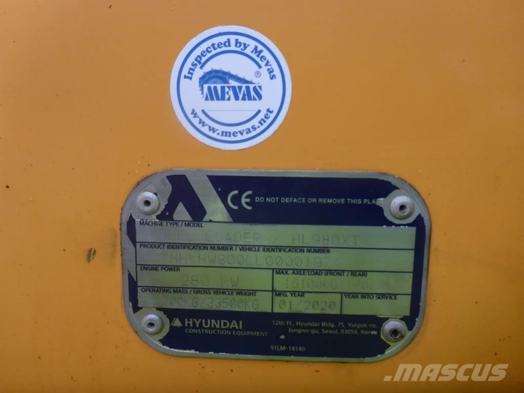 Hyundai HL980XT Carregadeiras de rodas