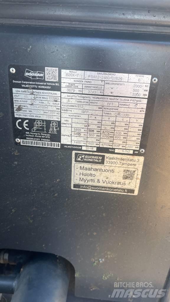 Doosan B20X-7 Empilhadores eléctricos