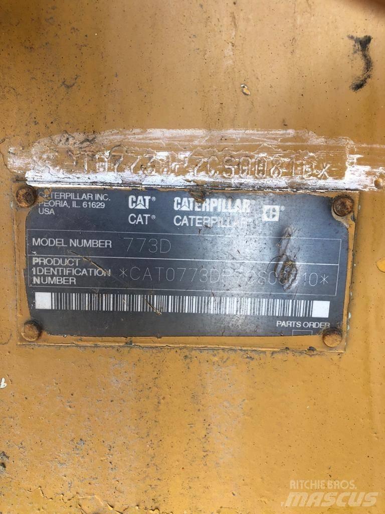 CAT 773 D Camiőes basculantes rígidos
