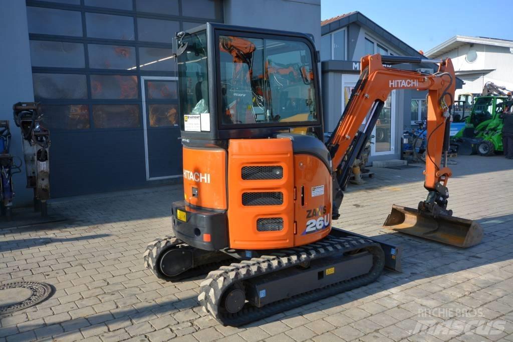 Hitachi ZX 26 U-6 Miniescavadeiras
