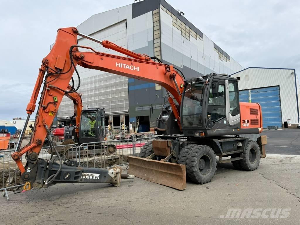 Hitachi ZX 140 W-3 Escavadoras de rodas
