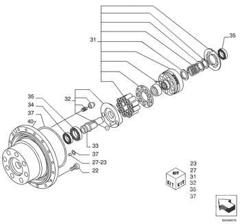 Kobelco - ax - 71470981 Transmissăo
