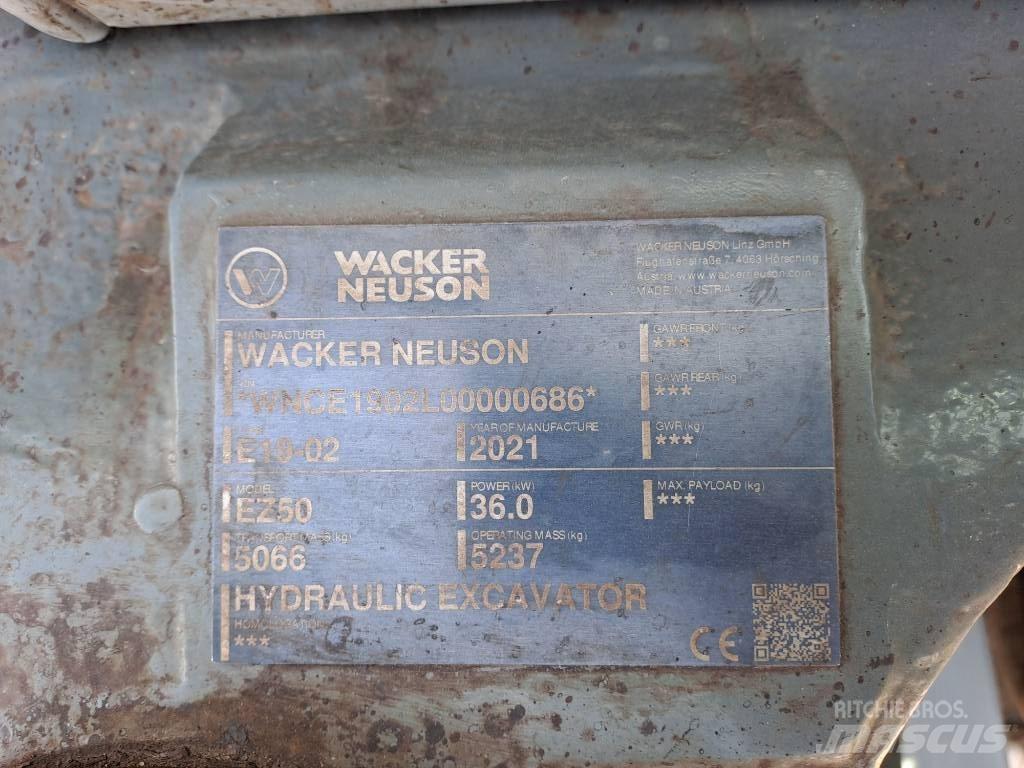 Wacker Neuson EZ50 Escavadeiras de esteiras