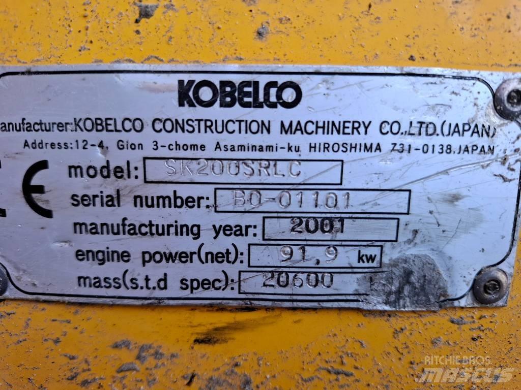 Kobelco SK200SRLC Escavadeiras de esteiras